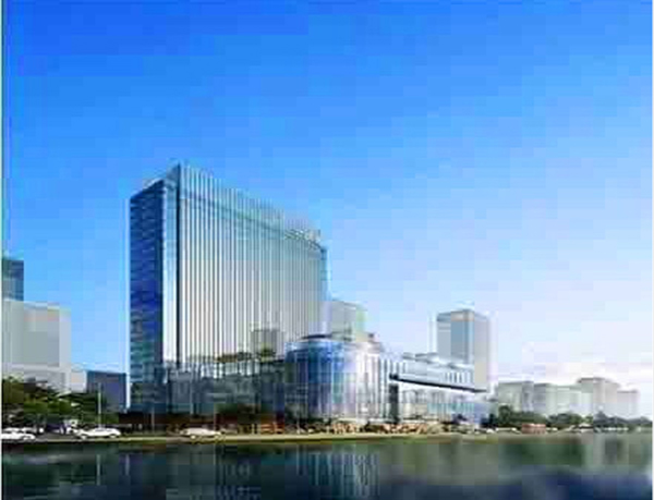 热烈祝贺六星电子新签广州立白大厦智能照明工程项目